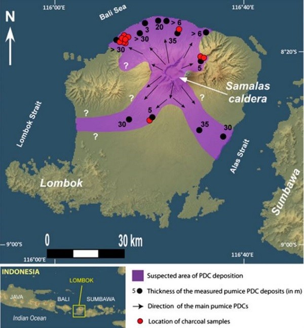 Khảo cổ núi lửa phun trào mạnh gấp 8 lần "Big Bang châu Á"
