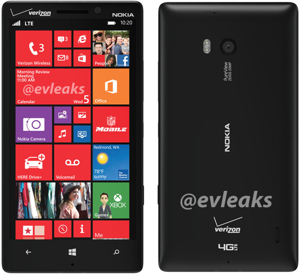 Lộ diện Lumia 929, phiên bản mini của phablet Lumia 1520