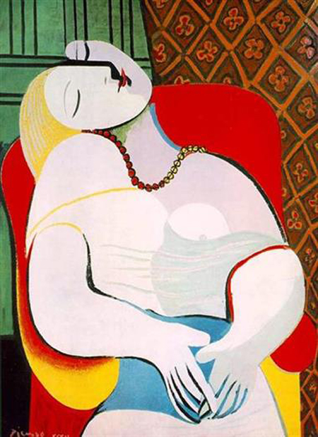 Bức “La Rêve” được hoàn thành vào năm 1932 của danh họa Pablo Picasso