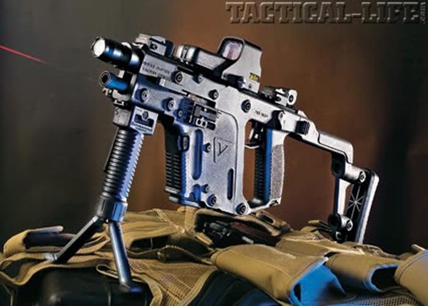 Hình ảnh loại súng tiểu liên có thiết kế hết sức độc đáo Kriss Super V.
