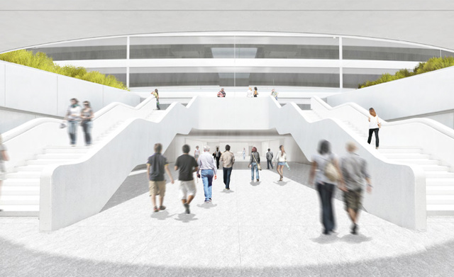 Take a Tour Through the Glassy Halls of Apple's Future HQ