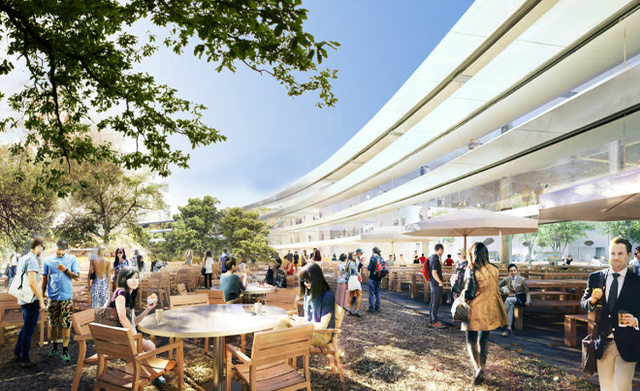 Take a Tour Through the Glassy Halls of Apple's Future HQ