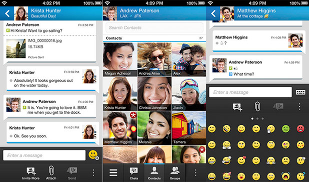 BBM adds iPad and iPod support, Android and iPhone apps get new features