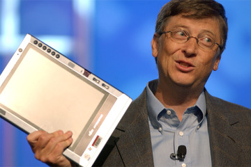  Bill Gates giới thiệu chiếc Tablet PC tại một hội thảo vào năm 2003