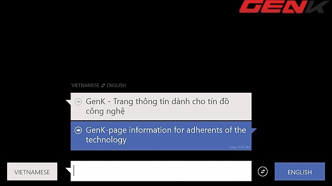Ứng dụng dịch thuật Bing Translator ra mắt, hỗ trợ tiếng Việt trên Windows 8