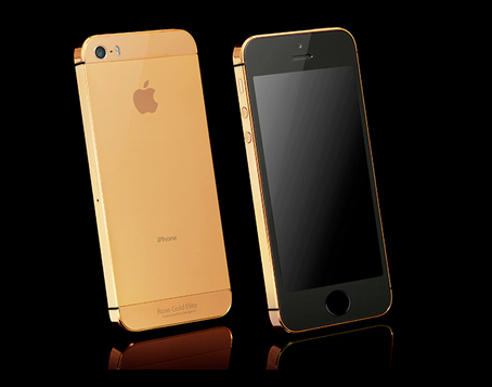 Choáng ngợp trước iPhone 5s mạ vàng cho đại gia