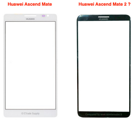 Rò rỉ điện thoại Huawei Ascend Mate với màn hình khổng lồ