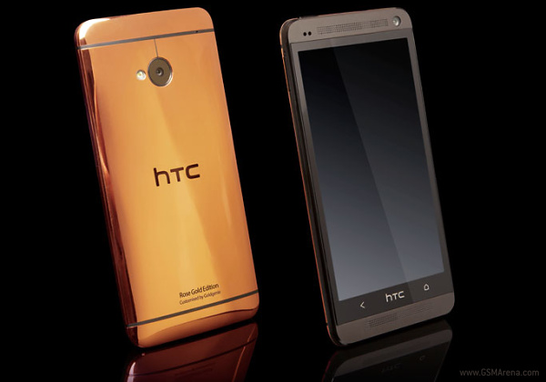  HTC One Rose Gold Edition.