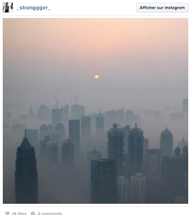 Từ vũ trụ, thấy rõ nhất ở Trung Quốc là khói độc, không phải là Vạn Lý Trường Thành (1)