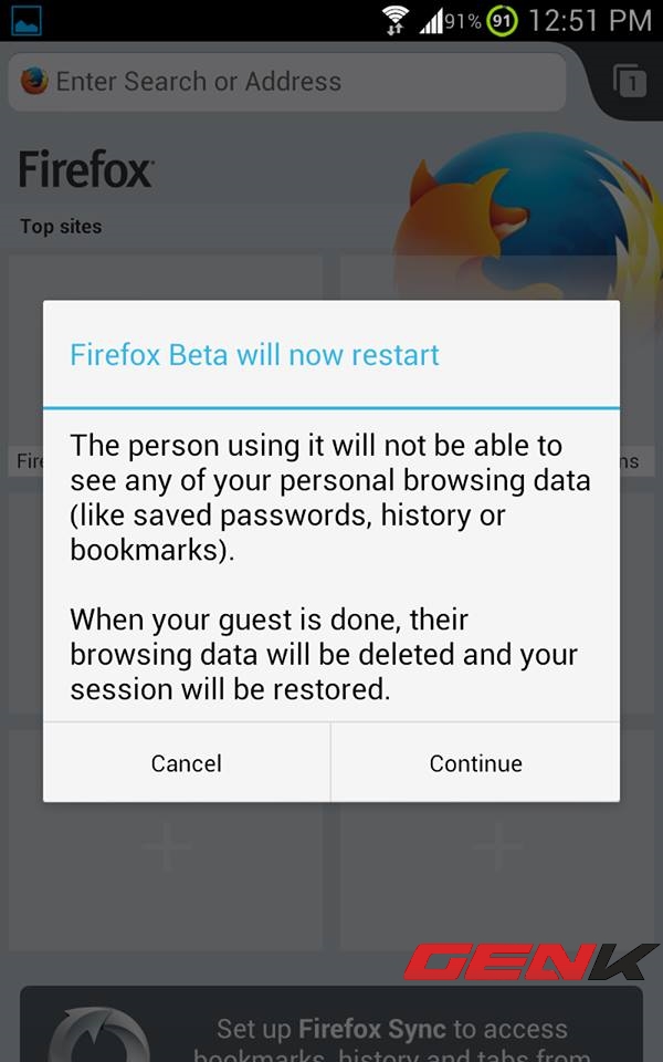 Firefox 25 Beta bổ sung chế độ lướt web mới tiện lợi