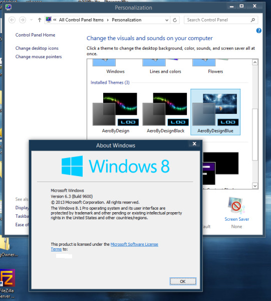 Làm thế nào để cài đặt giao diện mới cho Windows 8.1?