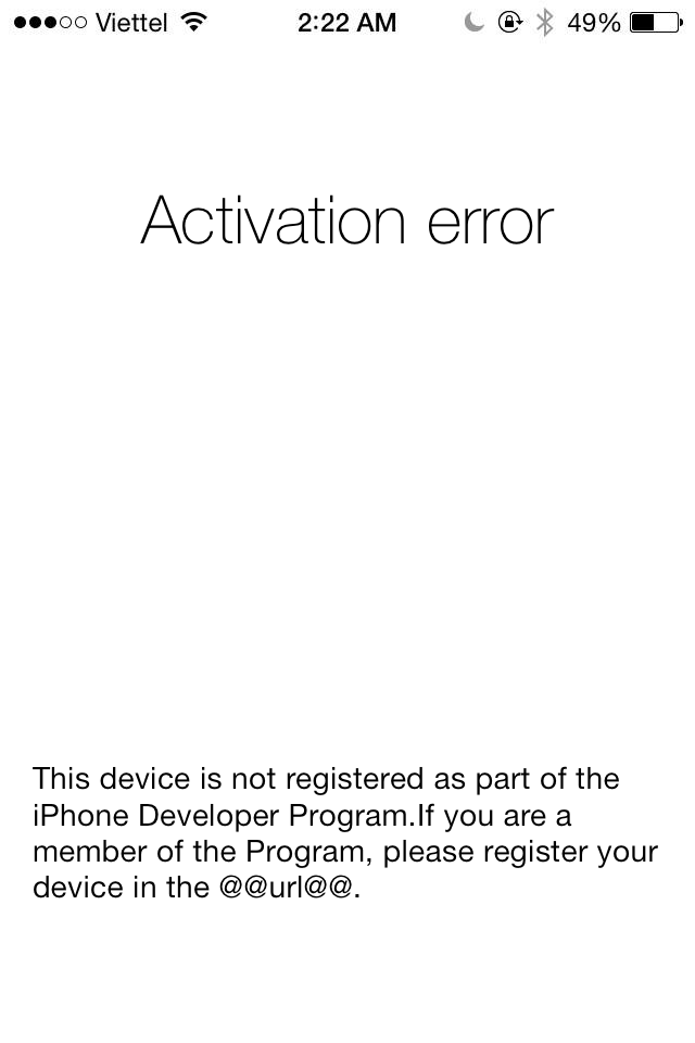 Apple có thể chặn các thiết bị cài đặt iOS 7 beta nếu không có tài khoản Developer.