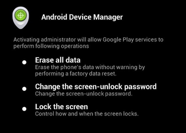 Dịch vụ tìm điện thoại thất lạc đã được cập nhật trên một số máy Android