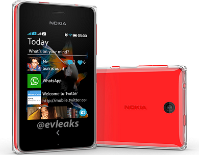 Nokia Asha 500 thiết kế táo bạo, kết hợp giữa kính và nhựa polycarbonate