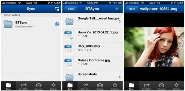 Sao lưu hình ảnh Camera Roll giữa iPhone và máy tính bằng BitTorrent Sync