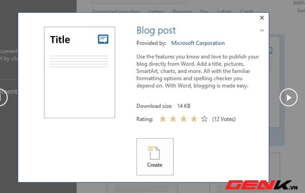 Viết Blog bằng Microsoft Word 2013