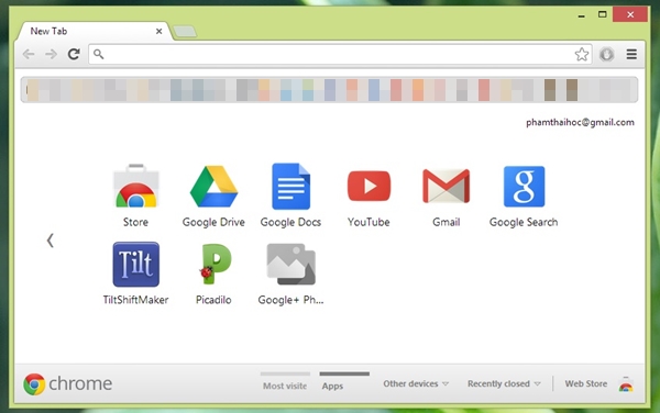 Khôi phục New Tab của Google Chrome về trạng thái ban đầu