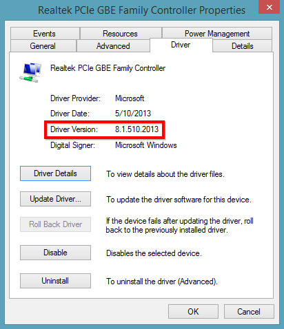 C&aacute;ch kiểm tra phi&ecirc;n bản hiện tại của Driver m&aacute;y t&iacute;nh