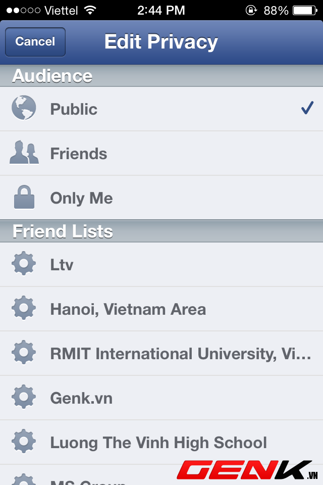 Thử dùng Facebook phiên bản 6.2 trên iOS