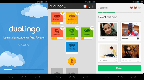 Ứng dụng học ngoại ngữ Duolingo