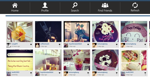 InstaPic - Sự thay thế hoàn hảo cho Instagram trên Windows 8/RT