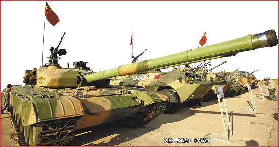 Xe tăng chủ lực Type 99 của quân đội Trung Quốc.