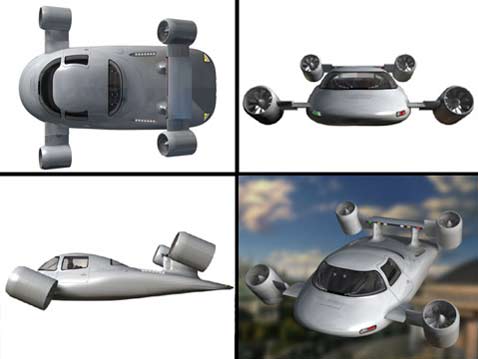 Cùng ngắm những mẫu thiết kế ô tô bay siêu độc đáo