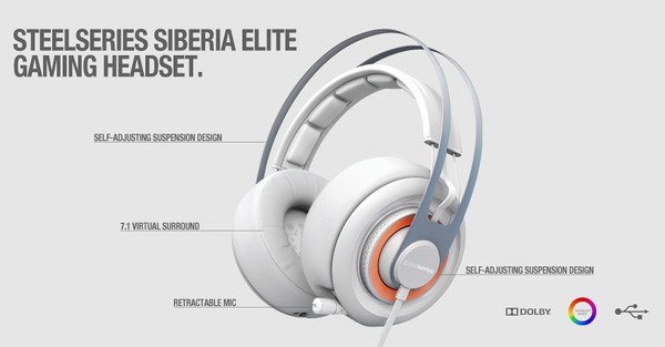SteelSeries ra mắt tai nghe Siberia Elite cho game thủ