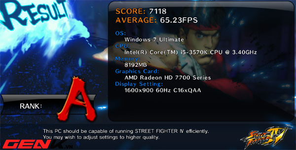  Street Fighter IV - 1600 x 900 - MSI HD 7730 GDDR5