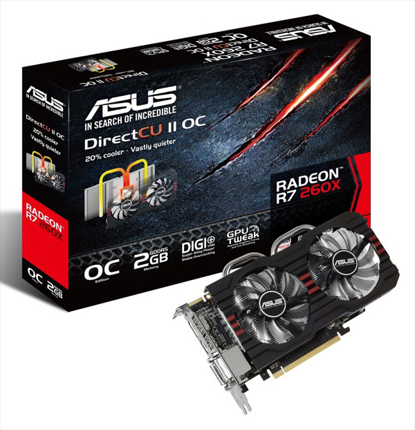 Asus R7 260X DirectCU II OC