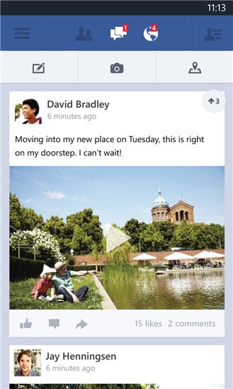 Facebook trên Windows Phone được nâng cấp, tag thêm bạn bè cực nhanh