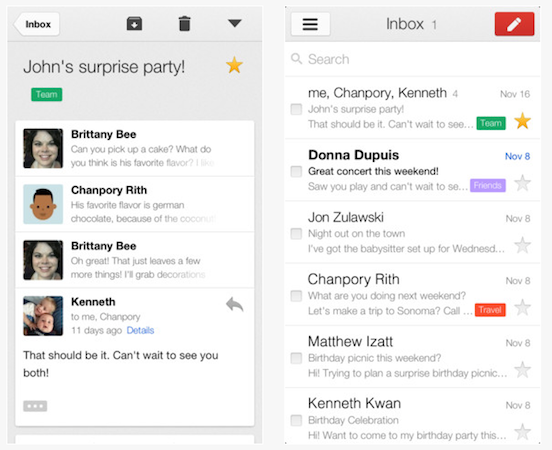 Gmail cho iOS được cập nhật, bổ sung 3 tính năng mới