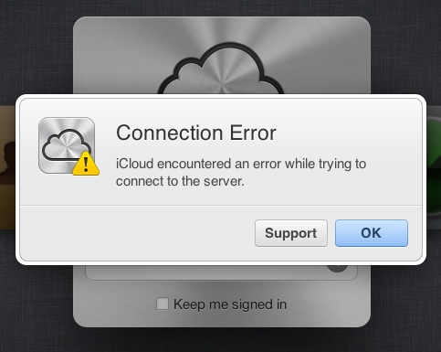  iCloud lại gặp vấn đề.