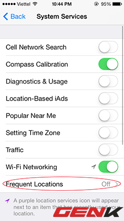 Phần 2: Khắc phụ tình trạng ngốn pin như tên lửa của iOS 7