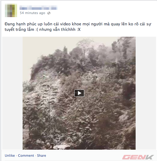  Những hình ảnh tuyết rơi tại Sapa được chia sẻ trên mạng xã hội.