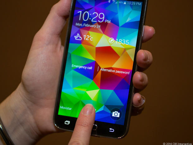 Cảm biến vân tay của Galaxy S5 chạy được với ứng dụng từ Play Store