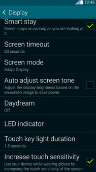 Use a regular pencil to write on your Samsung Galaxy S5 by enabling the increase touch settings option