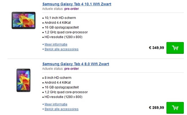 Samsung Galaxy Tab 4 giá không hề mềm chút nào!