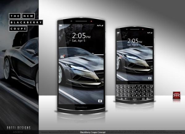 Concept siêu ấn tượng của BlackBerry Coupe