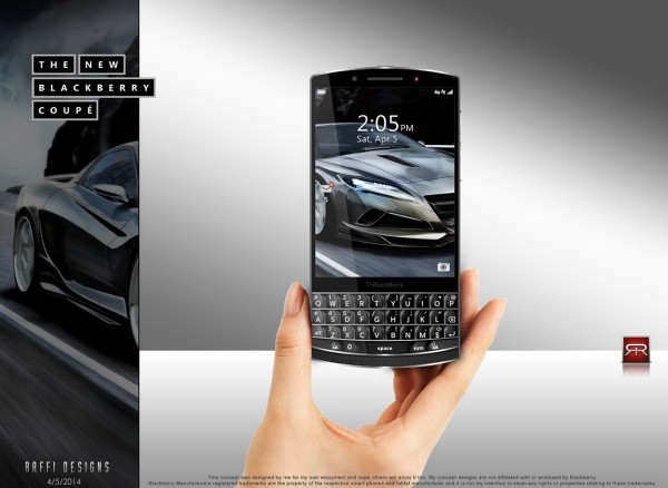 Concept siêu ấn tượng của BlackBerry Coupe