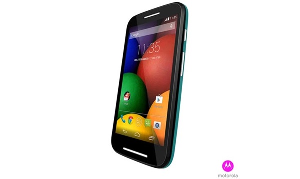 Moto E nhiều màu, camera chính không kèm đèn flash LED, không có camera trước