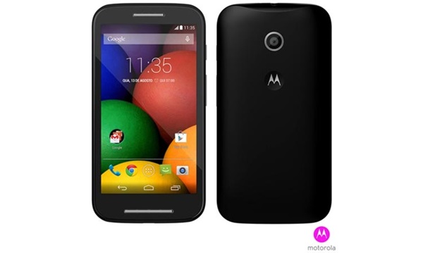 Moto E nhiều màu, camera chính không kèm đèn flash LED, không có camera trước