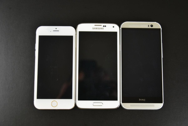 iPhone 6 đọ dáng cùng đại gia đình iPhone và Samsung Galaxy S5, HTC One M8