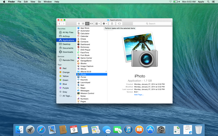 Cùng ngắm 20 tính năng mới hữu dụng nhất trên OS X Yosemite (P1)