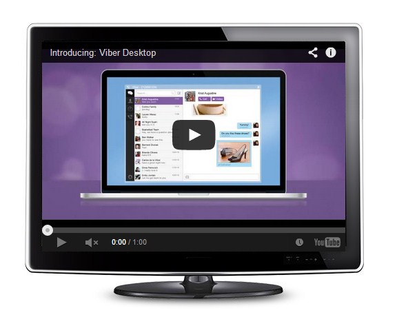 Ứng dụng Viber Desktop nâng cấp phiên bản mới hỗ trợ giao diện phẳng