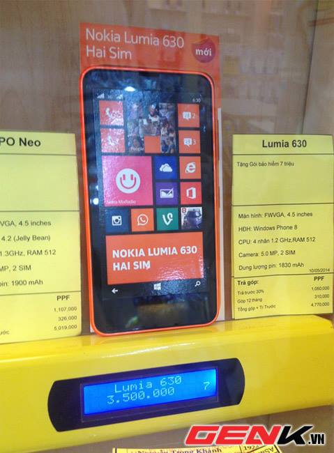 Sức nóng của Lumia 630 những ngày đầu lên kệ tại Việt Nam