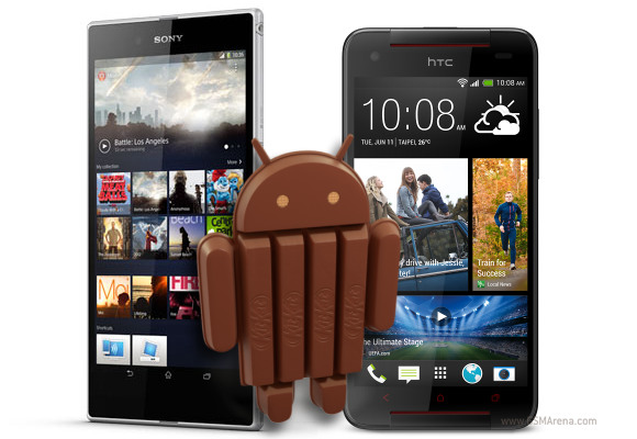 Sony Xperia Z Ultra và HTC Butterfly S chính thức lên đời Android 4.4 KitKat