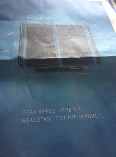 Samsung "dạy" Apple cách làm iPhone 7?