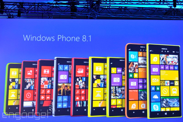 Toàn bộ smartphone Lumia chạy Windows Phone 8 sẽ được cập nhật Windows Phone 8.1