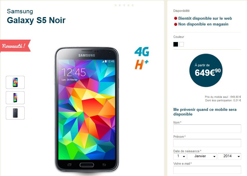 Samsung Galaxy S5 lộ giá bán, gần 19 triệu đồng-image-1393551325246